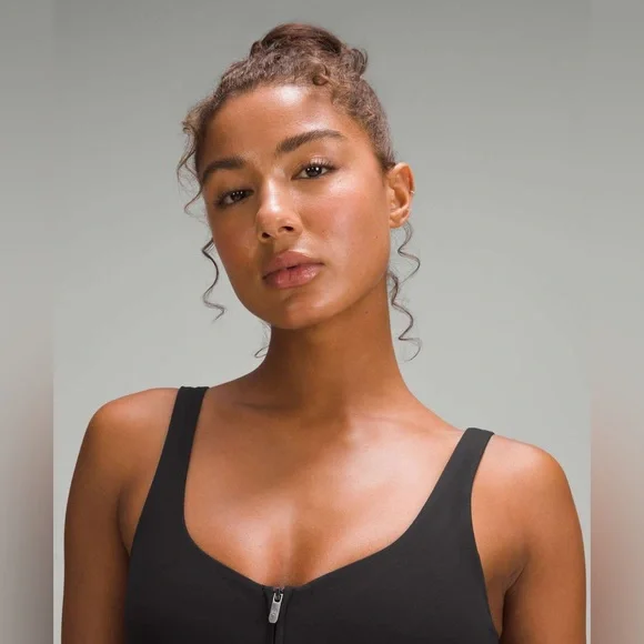 Lululemon•Align Zip-Front Bodysuit 32"•Nulu Zip Flare Jumpsuit•Black•FLAWLESS•6 - Picture 5 of 13